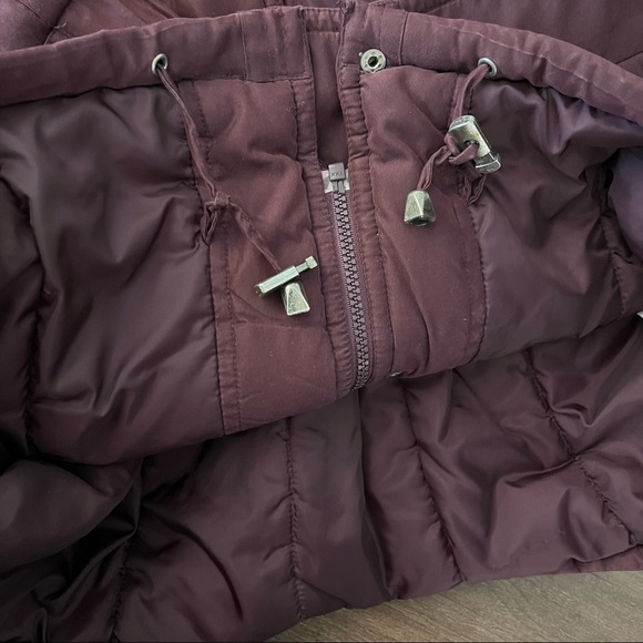Burgundy Vintage Wool Winter Jacket - Picture 7 of 9